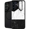 thumbnail image 1 of Skinit Marble Split Galaxy S25 Kickstand Case, 1 of 4