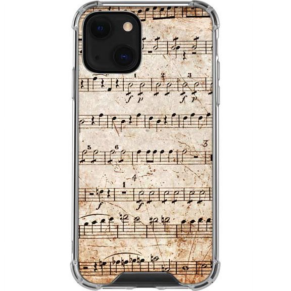 Skinit Music Antique Notes iPhone 14 Clear Case