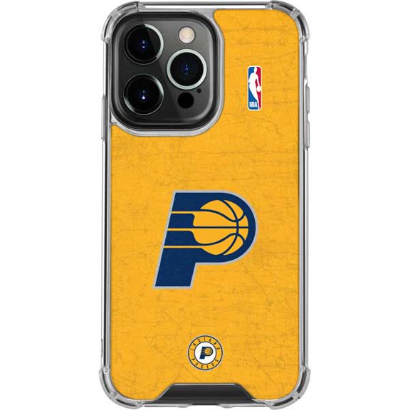 Skinit NBA Indiana Pacers Distressed iPhone 15 Pro Clear Case