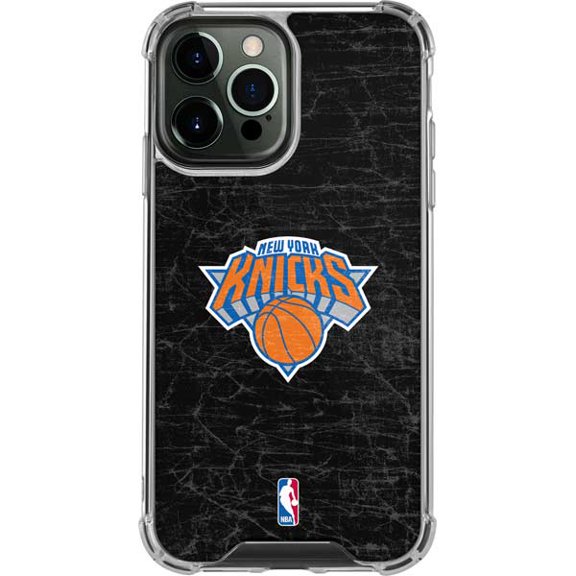 Skinit NBA New York Knicks Black Secondary Logo iPhone 13 Pro Max Clear Case