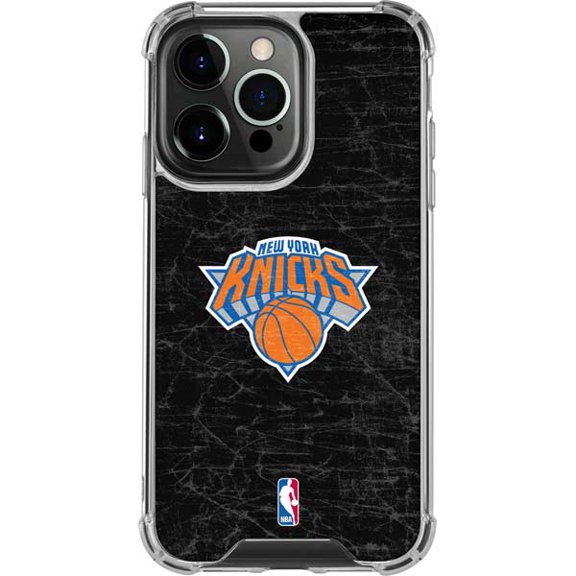 Skinit NBA New York Knicks Black Secondary Logo iPhone 15 Pro Max Clear Case