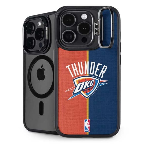 Skinit NBA OKC Thunder Split iPhone 15 Pro Max Kickstand Case