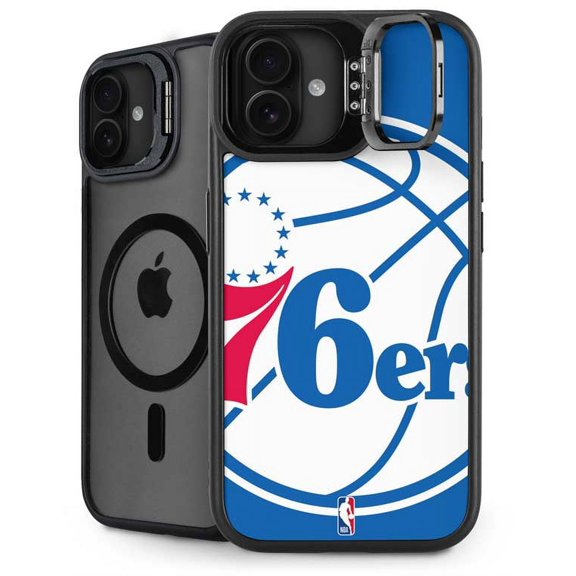 Skinit NBA Philadelphia 76ers Large Logo iPhone 16 Plus Kickstand Case