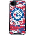 thumbnail image 1 of Skinit NBA Philadelphia 76ers Red Digi Camo iPhone 16e Clear Case, 1 of 4