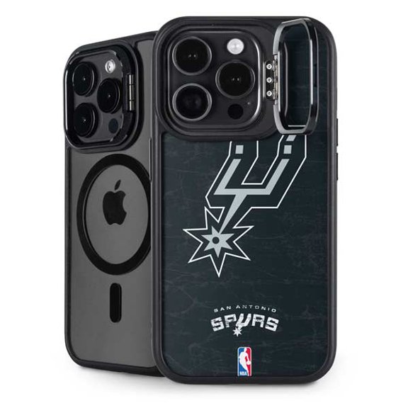Skinit NBA San Antonio Spurs Secondary Logo iPhone 15 Pro Kickstand Case
