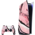 thumbnail image 1 of Skinit Pink Marble Ink PS5 Bundle Skin, 1 of 4
