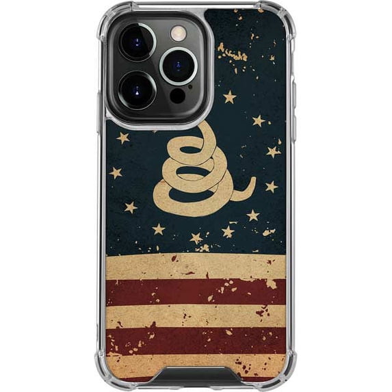 Skinit Political Dont Tread On Me American Flag iPhone 13 Pro Clear Case