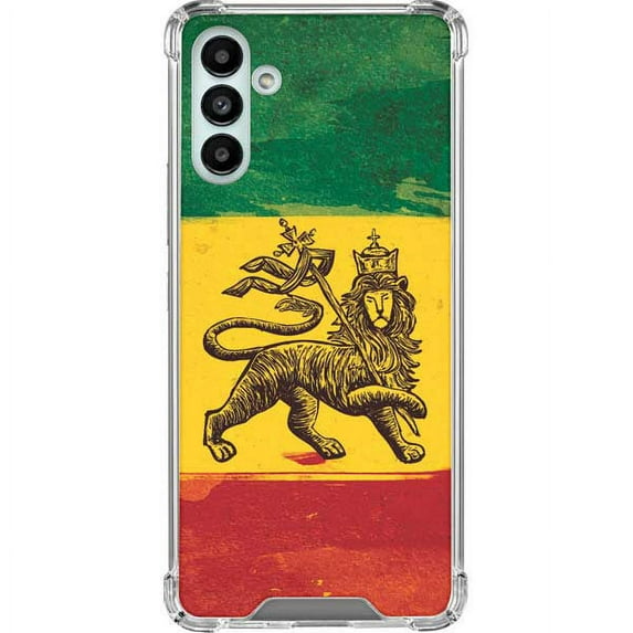 Skinit Rasta The Lion of Judah Rasta Flag Galaxy A13 5G Clear Case