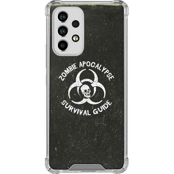 Skinit Survivalists Zombie Apocalypse Survival Guide Galaxy A53 5G Clear Case