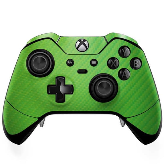 Skinit Green Carbon Fiber Specialty Texture Material Xbox One Elite Controller Skin