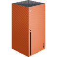 thumbnail image 1 of Skinit Textures Orange Carbon Fiber Xbox Series X Console Skin, 1 of 4