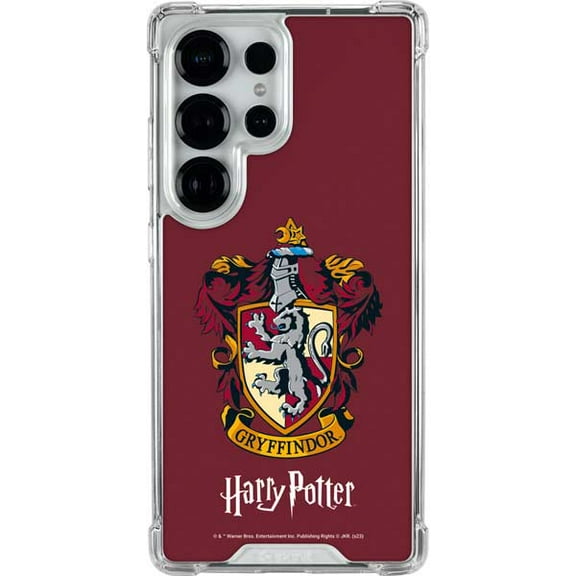 Skinit Wizarding World Harry Potter Gryffindor House Crest Galaxy S25 Ultra Clear Case
