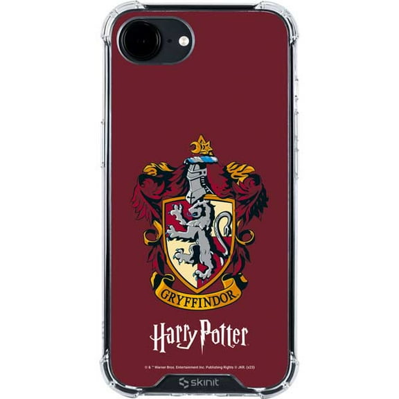 Skinit Wizarding World Harry Potter Gryffindor House Crest iPhone 16e Clear Case