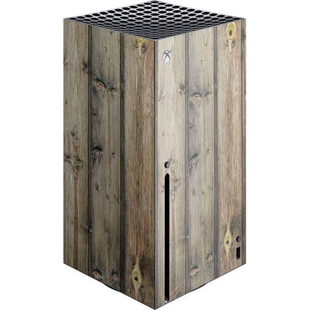 Skinit Wood Natural Weathered Wood Xbox Series X Console Skin