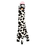 SPOT Skinneeez Cow Crinkle Dog Toy, Stuffing-Free Design with Squeaker, for Light & Moderate Chewers, Medium & Large Dogs, 23 Inch