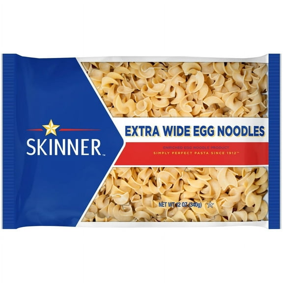 Skinner Extra Wide Egg Noodles Pasta, 12 ounce bag