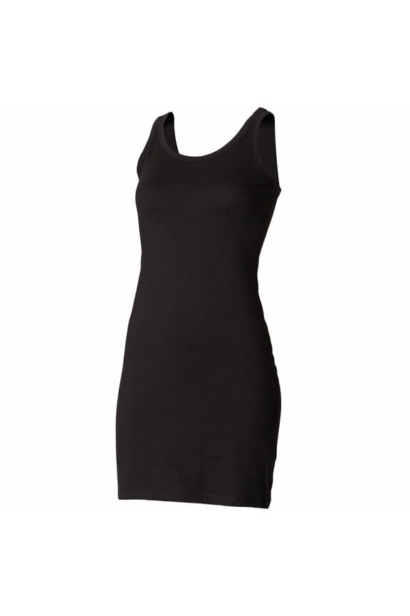 Skinni Fit Ladies/Womens Extra Long Stretch Tank Top / Vest