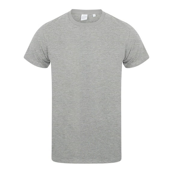 Skinni Fit Mens Feel Good Heather Cotton Stretch T-Shirt