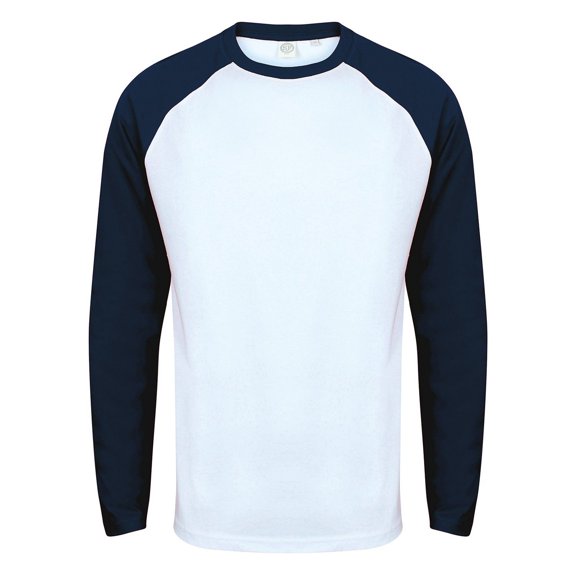 Skinni Fit Mens Long-Sleeved Baseball T-Shirt