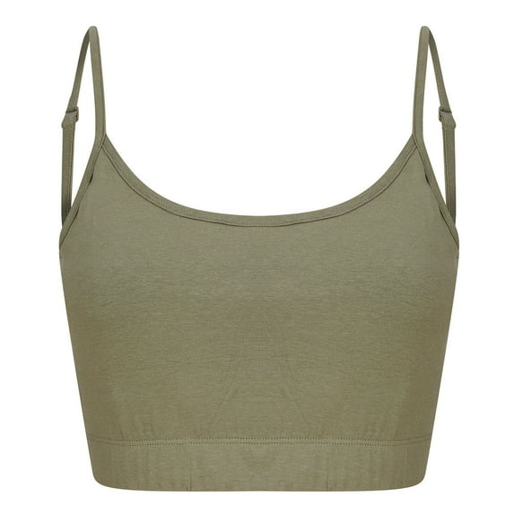 Skinni Fit Womens Fashion Sustainable Adjustable Strap Crop Top