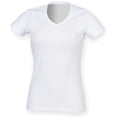 thumbnail image 1 of Skinni Fit Womens Feel Good Stretch V Neck T-Shirt, 1 of 4