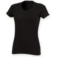 thumbnail image 1 of Skinni Fit Womens Feel Good Stretch V Neck T-Shirt, 1 of 4