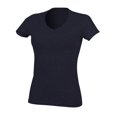 thumbnail image 1 of Skinni Fit Womens Feel Good Stretch V Neck T-Shirt, 1 of 3