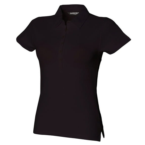 Skinni Fit Womens Pique Stretch Polo Shirt