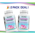 thumbnail image 1 of Skinny Bean Estrogen Booster Supplement for Women Natural Hormone Balance with Maca Root 2 Pack, 1 of 11