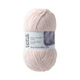 thumbnail image 1 of Skinny Chenille Yarn by Loops & Threads - Yarn for Knitting - Crochet - Weaving - and Arts & Crafts - Pink - Polyester - 8.75 oz, 1 of 2