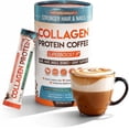thumbnail image 1 of Skinny Coffee SuperBoost Collagen Protein Instant Coffee, Light Roast, 30 Packets, 1 of 7