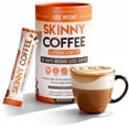 thumbnail image 1 of Skinny Coffee SuperBoost Instant Coffee Sticks – 100% Arabica Slim Coffee, Superfood Blend for Active Lifestyle Support, Belly Fat & Weight Management Aid for Women & Men (30 Servings), 1 of 7