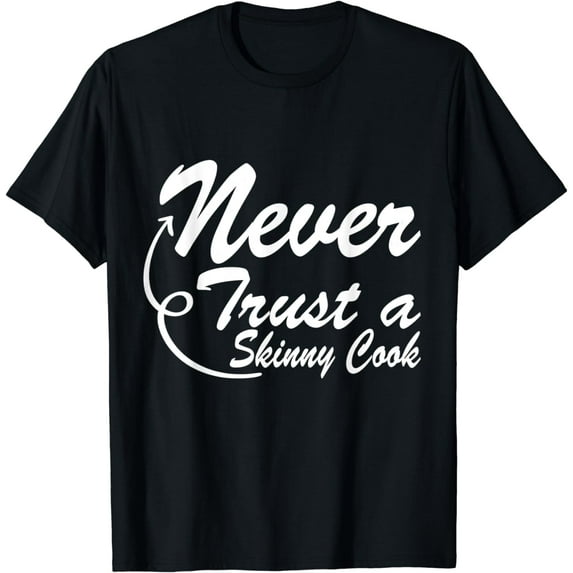 Skinny Cook Funny Dietitian Nutritionist Dietary Graphic T-Shirt