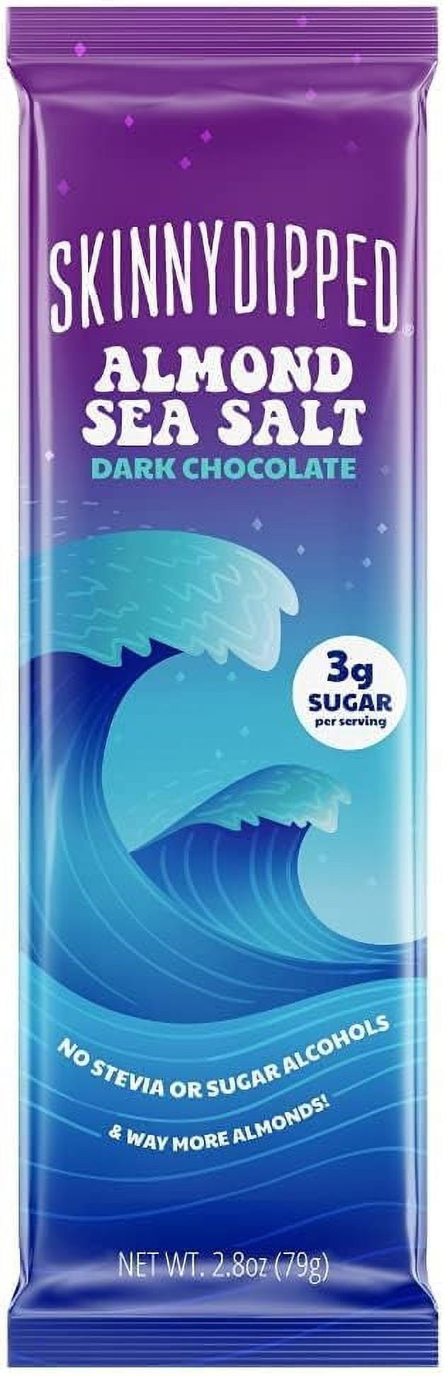Skinny Dipped Dark Chocolate Almond Sea Salt 3g Sugar per Serving