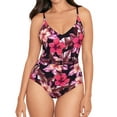 thumbnail image 1 of Women's Skinny Dippers 6540354 Mowie Lucky Charm One Piece Swimsuit (Black S), 1 of 4