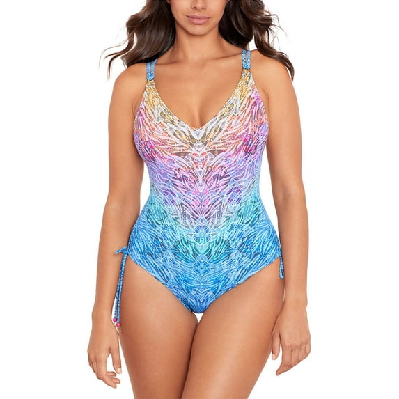Skinny Dippers womens Namaste Shape Shifter One-Piece, s