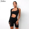 thumbnail image 1 of Skinny Fitness Shorts Jumpsuit, 1 of 3