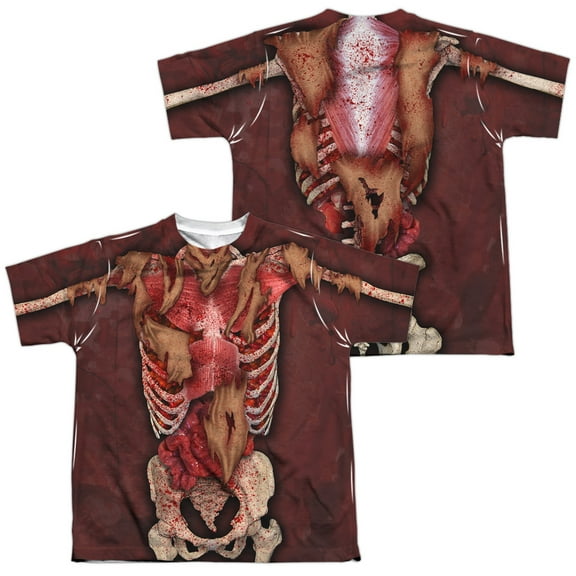 Skinny (Front - Back Print) - Youth Short Sleeve Shirt - Large