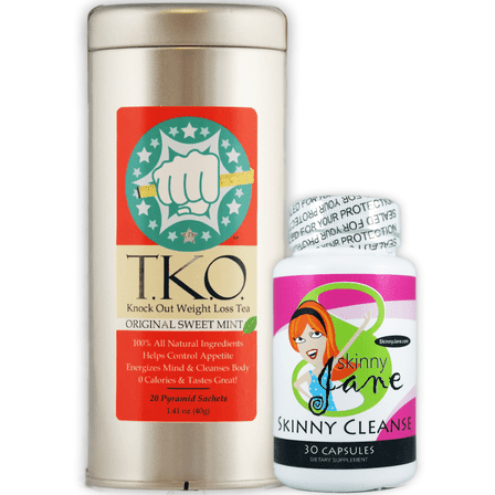 Skinny Jane | Quick Cleanse Kit | All Natural Detox Tea and Cleanse Supplement | Supports Healthy Digestion - Mint