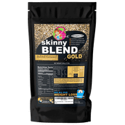 Skinny Jane Skinny Blend Gold! - Best Tasting Protein Weight Loss Shake, Delicious Smoothie - Low Carb, Low Sugar - Protein Powder Supplement - Weight Control - 15 Servings, Salted Caramel