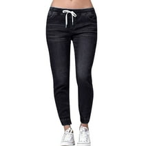 Skinny Jeans for Women, Womens Plus Size High Waisted Y2k Jeans Stretch Trendy Pockets Denim Pants Pencil Pants Summer Saving Clearance