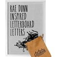 thumbnail image 1 of Skinny Letterboard Letters Set in Rae Dunn Inspired Font Perfect Farmhouse Decor Accessory for Changeable Felt Letter Boards (no Board Included) (Skinny Black), 1 of 5