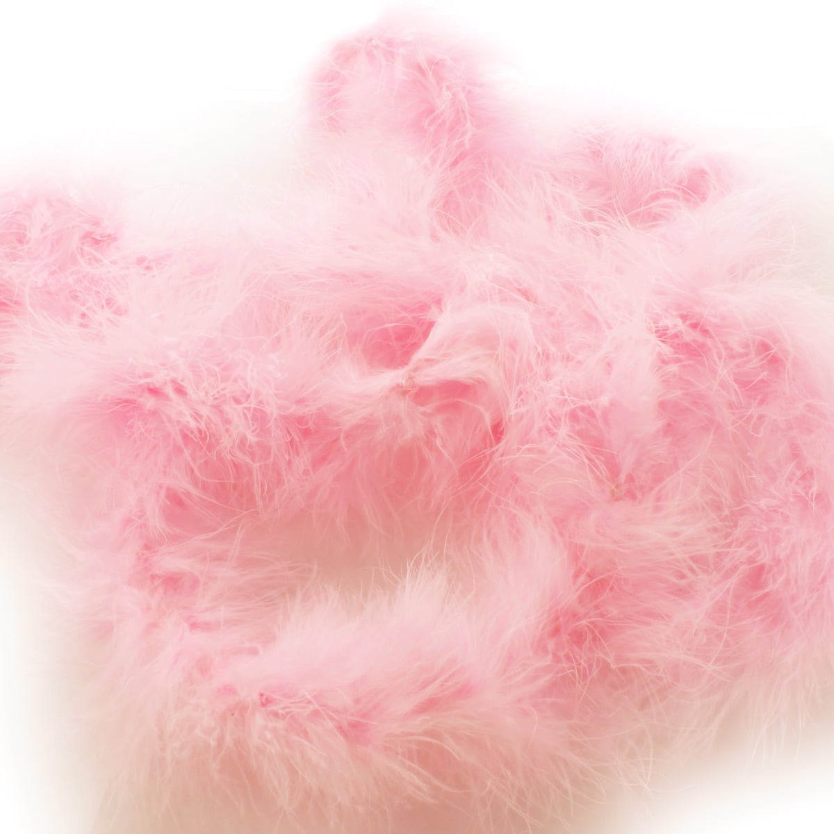 Full Marabou Feather Boa - 2 Yards - Light Pink 