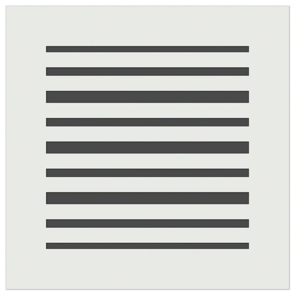 Skinny Nautical Stripes Pattern Background DIY Cookie Wall Craft Stencil - 7.0 Inch