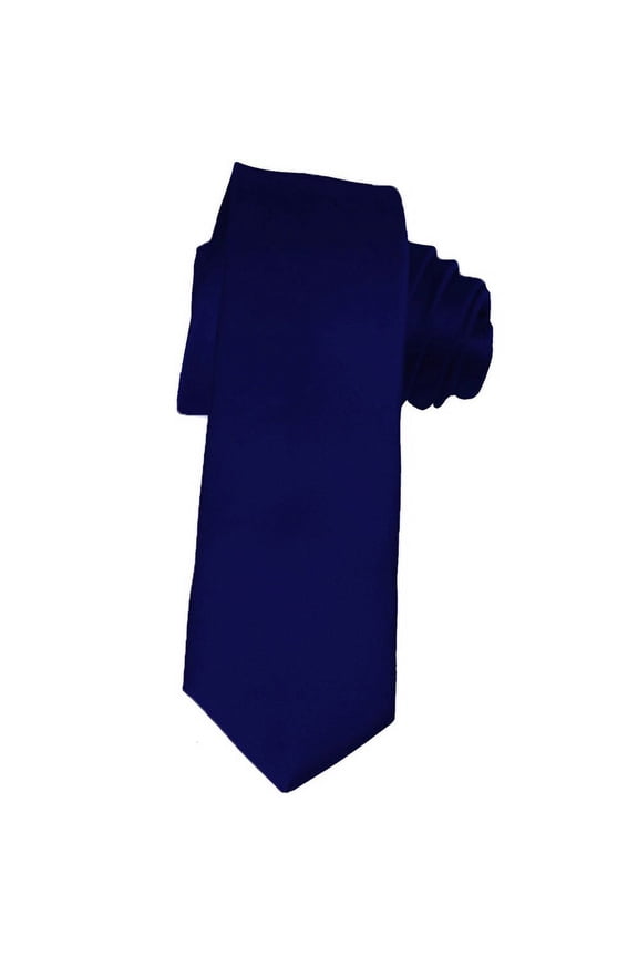 Skinny Navy Ties by 2 Inch Solid Mens Neckties