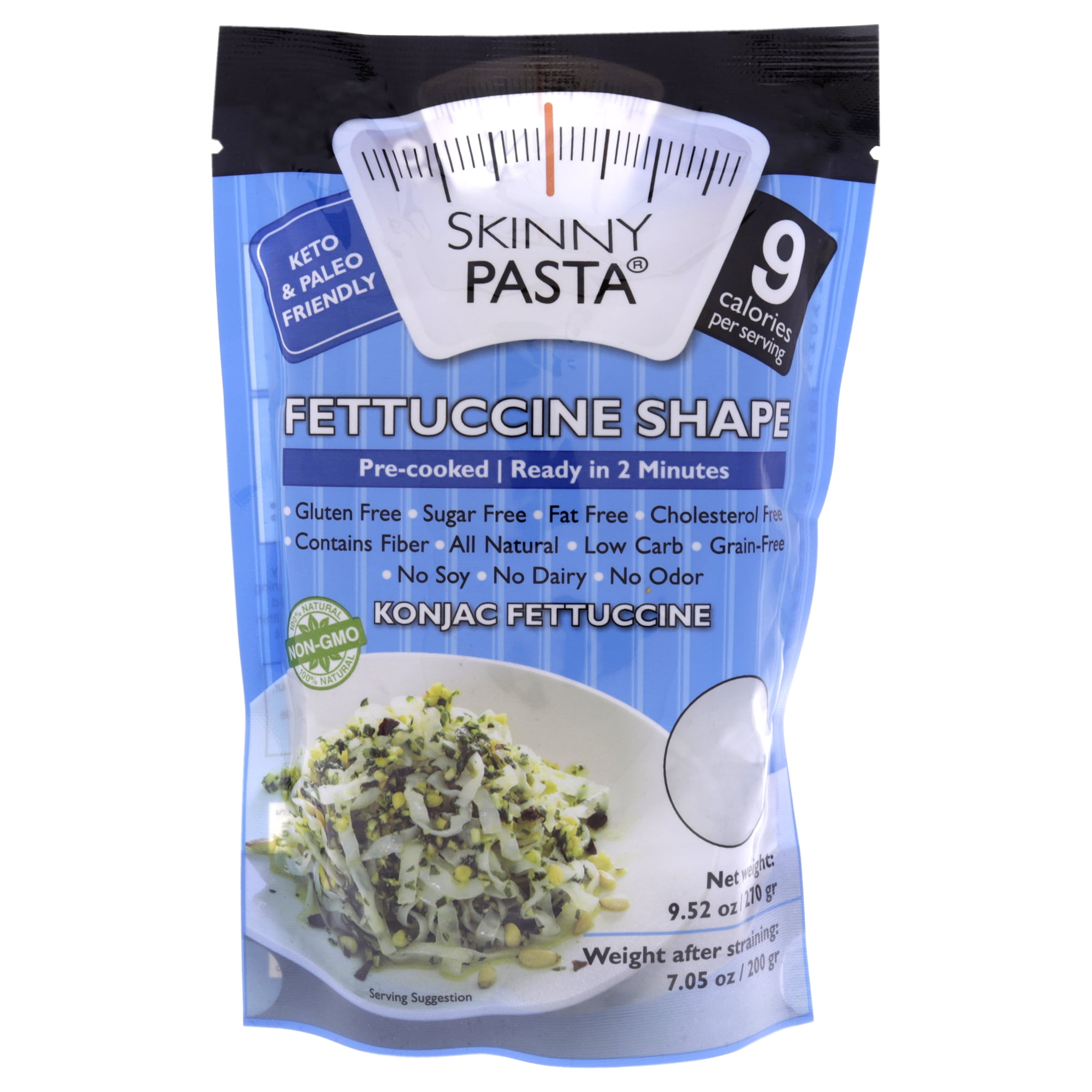 Skinny Pasta Fettuccine Shape, Konjac Noodles, Keto and Paleo