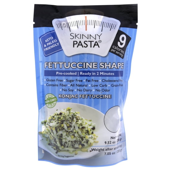 Skinny Pasta Fettuccine Shape, Konjac, 9.52 oz (270 g)