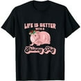 thumbnail image 1 of Skinny Pig Flowers Life is better with a Guinea Pig T-Shirt, 1 of 5