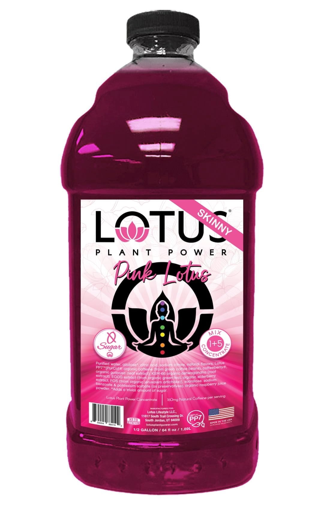 Lotus Plant Power 5:1 Energy Concentrate 64 fl oz (Skinny Pink)