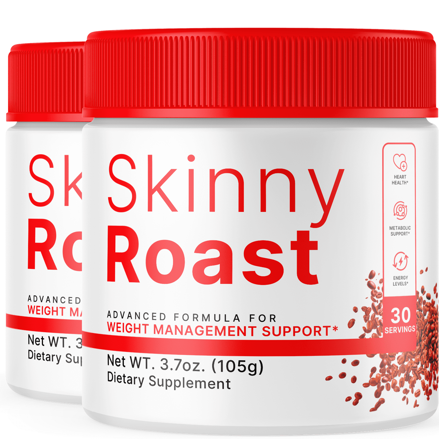 Skinny Roast Advanced Formula Weight Management Powder Supplement Maximum Strength Fitness Support 60 Servings